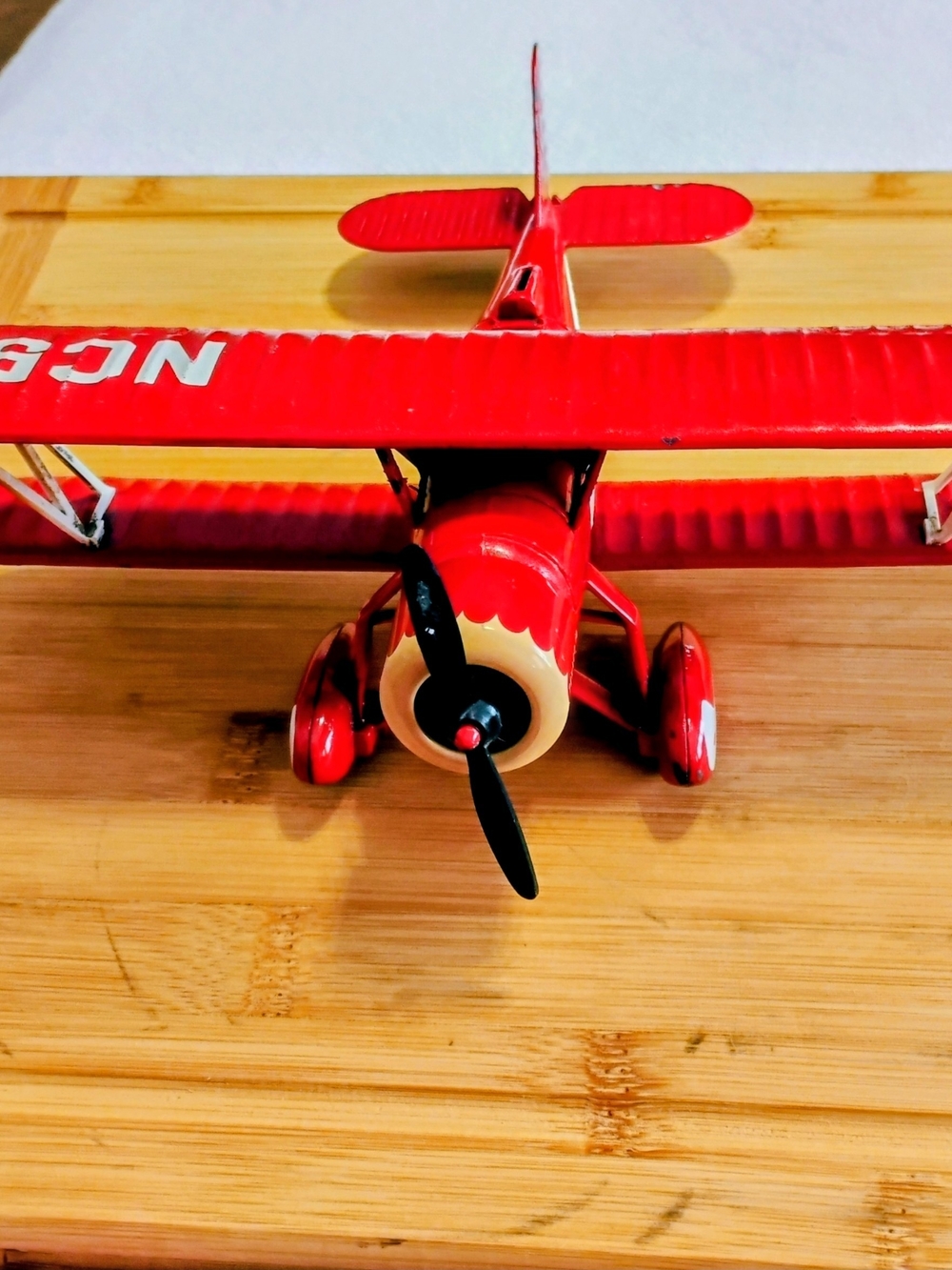 Vintage Texaco Red Biplane Wings Of 1931 Bank Collection Aviation Display Decor